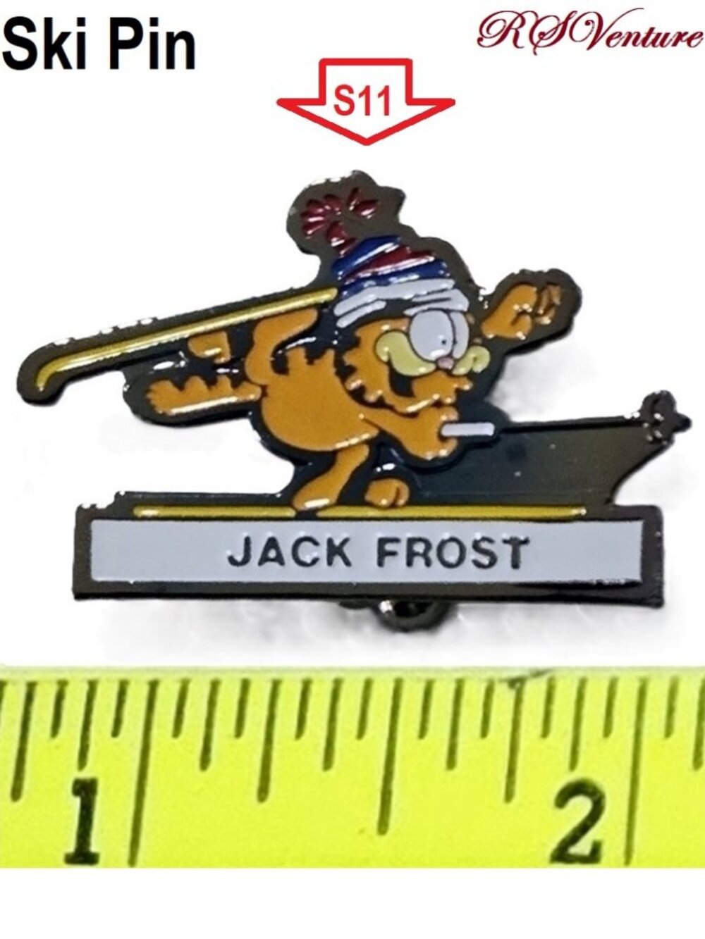 Buy 1 get 1 FREE, New Vintage Jack Frost Ski Pin